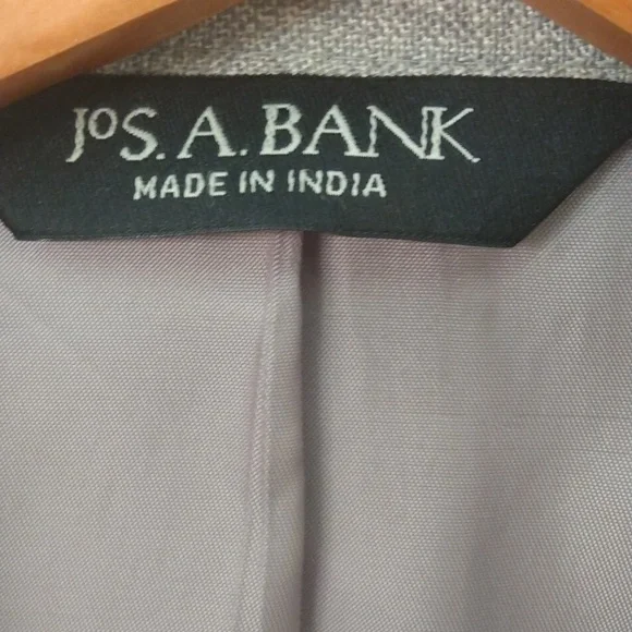 Jos. A. Bank Pale Gray Linen/Wool Summer Sport Jacket 42R